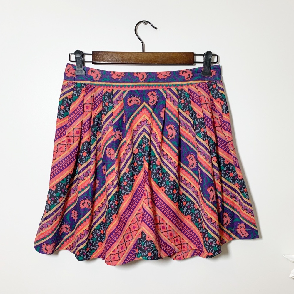 Free People Boho Flared Skirt